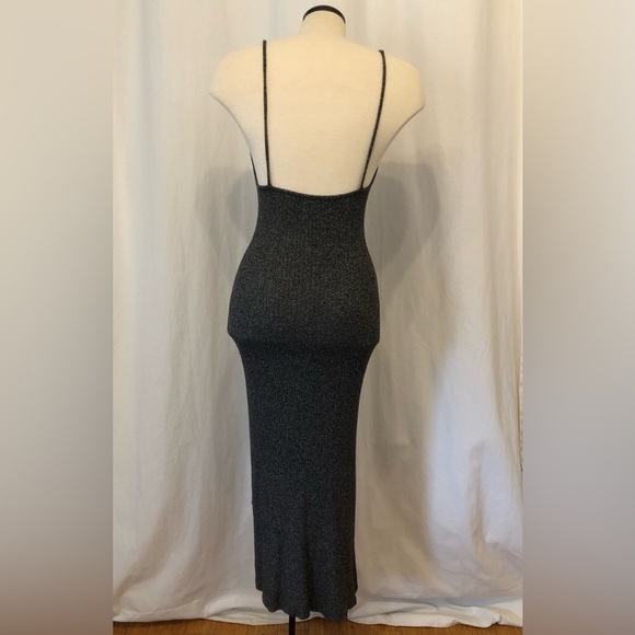 BRANDY MELVILLE gray ribbed maxi dress. OS. - Picture 3 of 6
